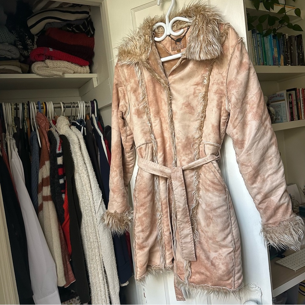 Cozy Faux Fur Teddy Jacket in Soft Beige